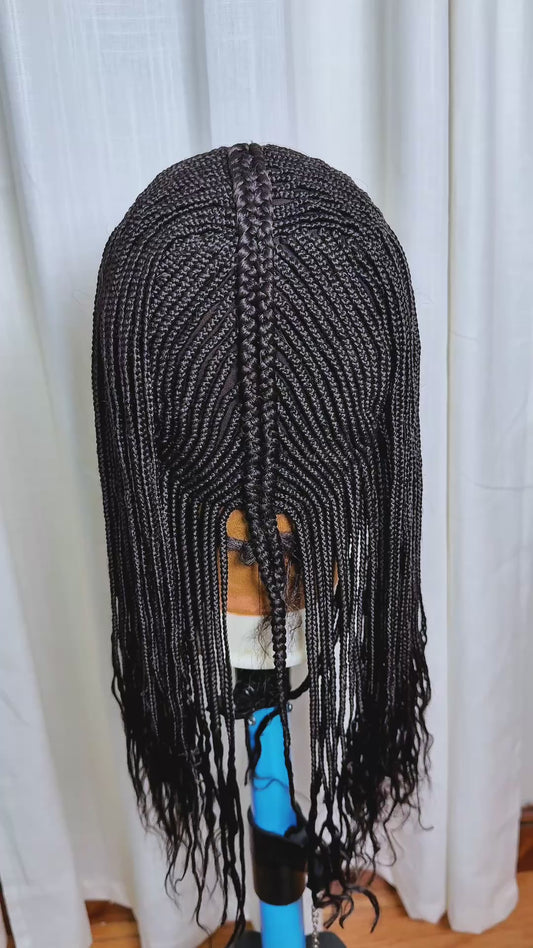 Kunama Braided wig, Eritrean hairstyle
